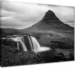 Vászonkép 50x40 Kirkjufell vízesés