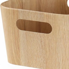 Kitchisimo 2 db tároló kosár szett 31 × 23 × 16cm, természetes, L