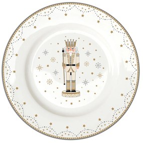 Diótörő karácsonyi porcelán desszertes tányér Royal Nutcracker