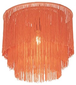 Keleti mennyezeti lámpa arany rózsaszín árnyalatú rojtokkal - Franxa