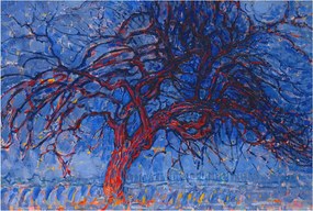 Flizelina fotótapéta Nappaliba és Hálószobába Lángoló fa 104x70