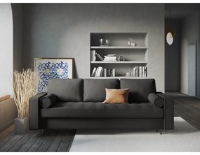Santo sötétszürke kinyitható kanapé - Milo Casa