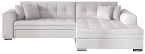 SORENTO ágyazható sarok ülőgarnitúra, 294x80x196 cm, soft 017/white, jobbos