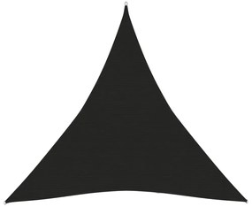 fekete HDPE napvitorla 160 g/m² 5 x 5 x 5 m