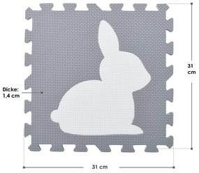 Timon gyermek puzzle szőnyeg, 36 részes, Pets and Corner