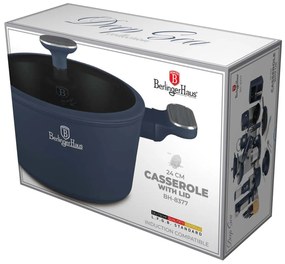 Berlinger Haus tapadásmentes indukciós Lábas fedővel 4,3 L matt kék