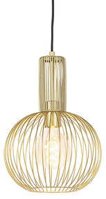 Design lógólámpa arany - Wire Whisk