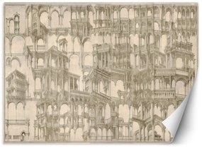 Tapéta, Oszlopok építészet absztrakció - 350x245