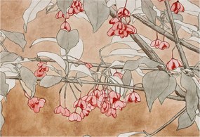 Fotótapéta Flizelin a Hálószobába Nappali Virágos harmónia 152x104 Ragasztó