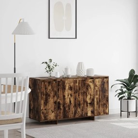 Füstölt Tölgy Oldalszekrény Füstölt tölgy Fa 135 x 41 x 75 cm
