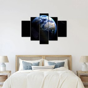 Föld és a Hold képe (150x105 cm)