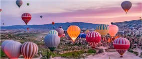 Kép - Hőlégballonok (120x50 cm)