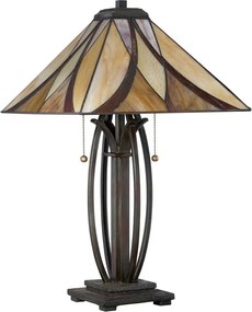 Quoizel ASHEVILLE QZ-ASHEVILLE-TL Asztali lámpa 2x60W/E27