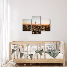 Naplemente Zizkov felett (90x60 cm)