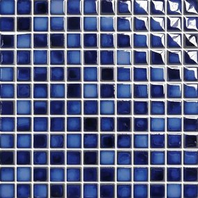 Kerámia mozaik Premium Mosaic deep blue 30x30 cm fényes MOSBH23DBLL