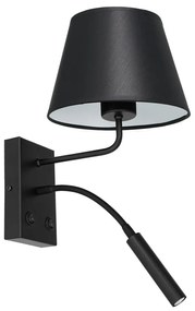 Luminex Fali lámpa ARDEN 1xE27/60W+1xG9/8W/230V fekete/fehér LU3482