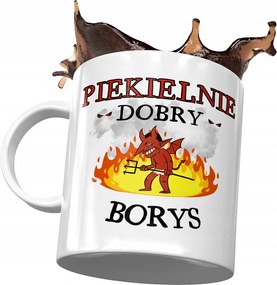 Bögre Borisz Férj Barátjának Ajándék Nyomtatott Fotóval