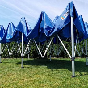 Árusító sátor 3x3m - plusz 3 oldalfal - Fehér