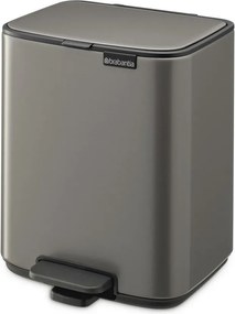 Szürke acél pedálos szemetes 7 l Bo – Brabantia