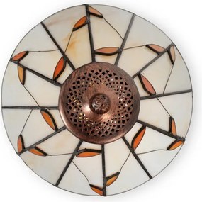 Brilagi - Tiffany-vitrázs asztali lámpa FOLIA 1xE27/60W/230V
