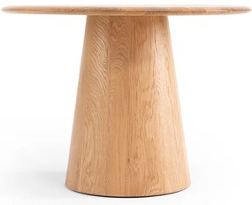 Tölgyfa kerek tárolóasztal ø 55 cm Mushroom – Gazzda