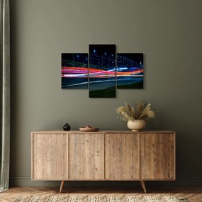 Éjszakai város képe (90x60 cm)
