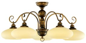 Jupiter 399 - BO-5-PL - Felületre szerelhető csillár BOLERO 5xE27/60W/230V