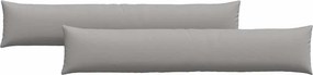 vidaXL Kanapé párnák 2 pcs Felhőszürke 200 x 40 cm szövet