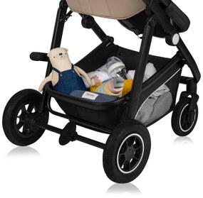 Lionelo - Kombinált 3 az 1-ben babakocsi BIANKA bézs homokszín