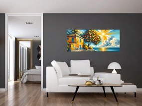 Kép - Ház narancsokkal I. (120x50 cm)