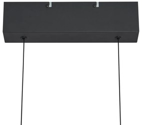 Modern fekete függőlámpa LED-del, 3 fokozatban dimmelhető Easylift - Straight