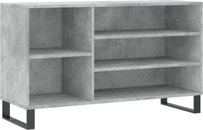vidaXL betonszürke szerelt fa cipőszekrény 102x36x60 cm