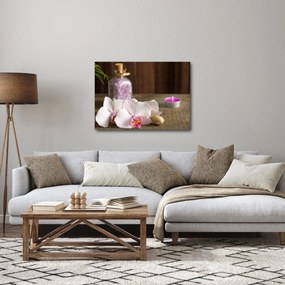 Kép - Gyertya és orchidea (70x50 cm)