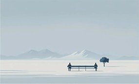 Fotótapéta Flizelina falra 3D Loft Minimalista táj 416x254