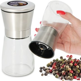Bors- És Sódaráló Kézi 190ml Őrlő Fűszer Aprító Erős S5
