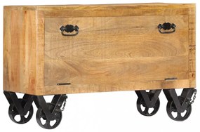 tömör mangófa cipőszekrény 86 x 35 x 55 cm
