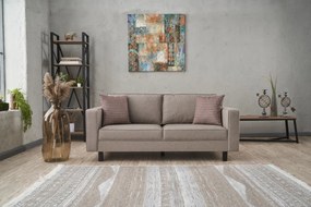 Kétszemélyes kanapé Kale Linen - Krém