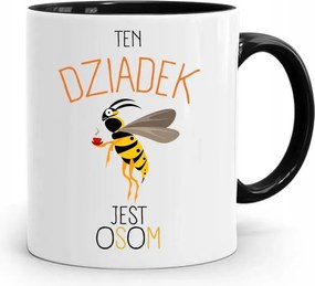 Fekete Bögre Nagypapának Ez A Nagypapa Egy Darázs, fényképes nyomattal