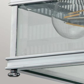 Elstead Lighting Holborn HOLBORN-F-PC Süllyesztett mennyezeti lámpa 2x60 W/E27 ip44