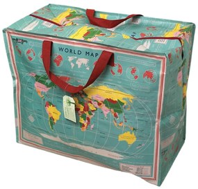 World Map nagyméretű táska, 55 x 48 cm - Rex London