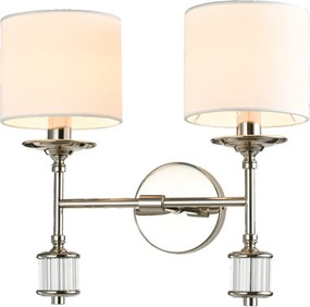 Cosmolight SUTTON W02477NI-WH Fali lámpa 2x25W/E14 ip20