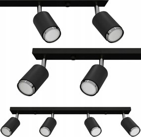 Gyönyörű és stílusos plafon lámpa fém robusztus strapabíró Idun 4x 40W Led