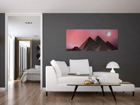 Kép - Piramisok giza, Egyiptom (120x50 cm)