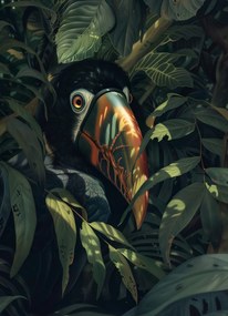 Poszter 13x18cm Rejtett Tukán