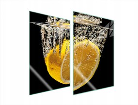 Üveg Konyhai Védőlap 2x35x52 Citrom Edzett Üveg