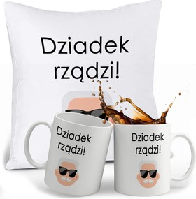 Nagyszülők Napi Szett Bögre Párna Név