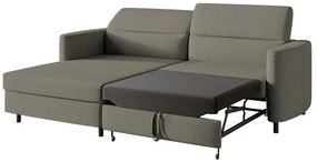 Sarokkanapé Buchu (B) (sötétszürke + fekete). 1099798