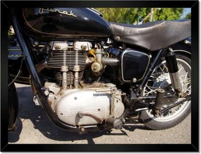 Poszterek keretben 40x30 Junak Antik motorkerékpár