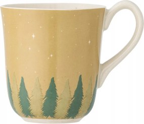 Bloomingville Christmas Spruce Karácsonyi Bögre 350 ml Zöld Karácsonyfa