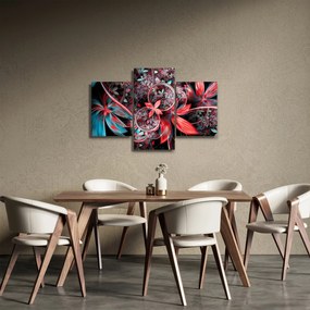 Absztrakt képek egzotikus virágok (90x60 cm)